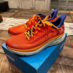 Hoka Men’s Clifton 8 - Fiesta Orange US 11